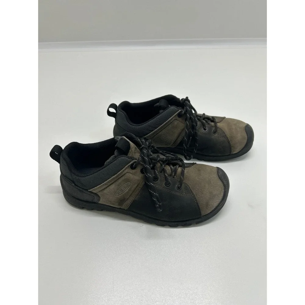 Keen Shoes Men's 9 Green Suede Citizen Low Waterproof Outdoor Hiking